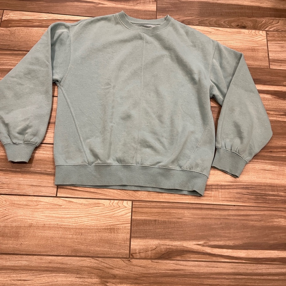 Zara Crewneck girls Sweatshirt in Light Sage